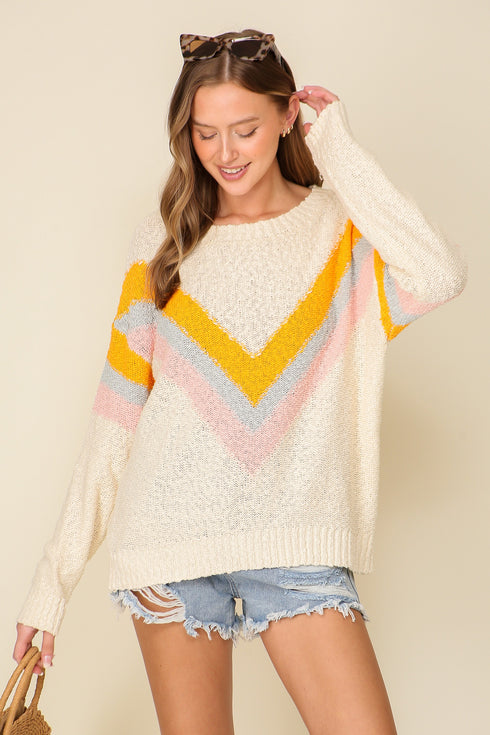 CHEVRON SWEATER